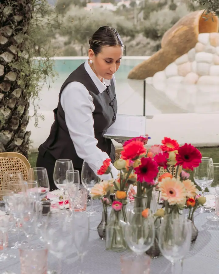Detalle floral de evento